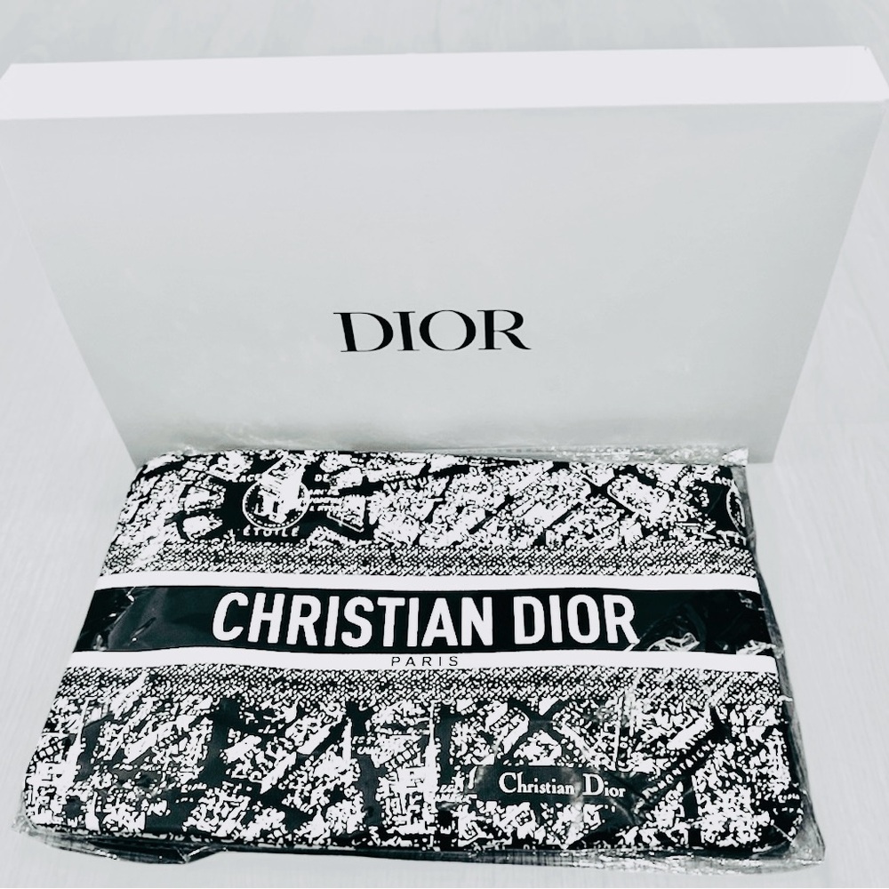 Christian Dior De Paris Map Limited Edition Pouch Makeup Bag NIB